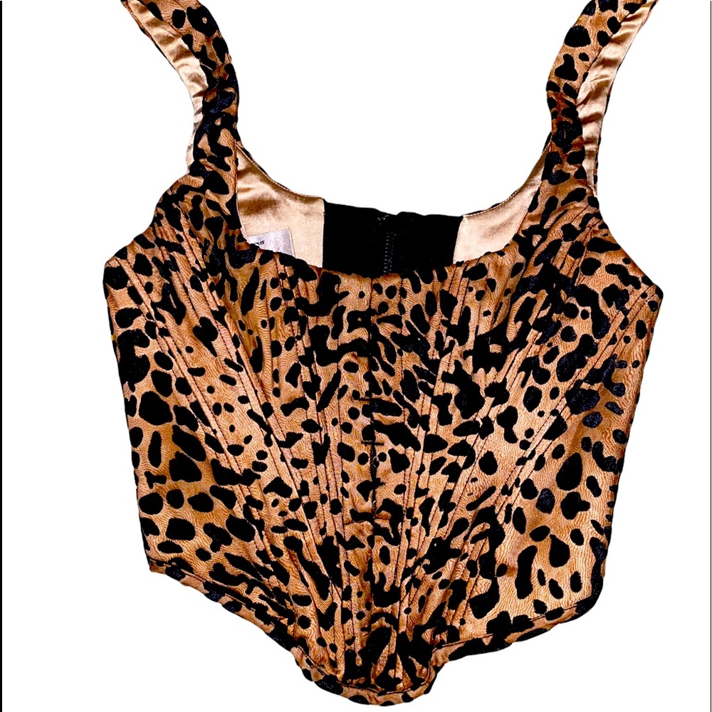 Leopard Bustier